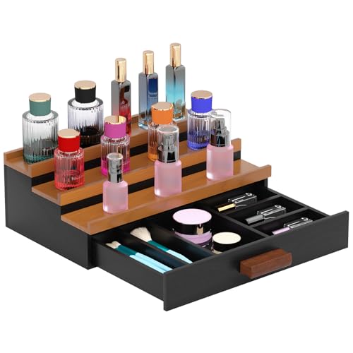Segbeauty Parfüm-Organizer aus Holz für Kommode, 31,8 cm, 3 Etagen, Kölner-Organizer für Herren, Parfümständer aus Holz für Schlafzimmer, Köln-Ständer für Herren, Duftregal, Vintage-Display-Riser für Segbeauty Parfüm-Organizer aus Holz für Kommode, 31,8 cm, 3 Etagen, Kölner-Organizer für Herren, Parfümständer aus Holz für Schlafzimmer, Köln-Ständer für Herren, Duftregal, Vintage-Display-Riser für von Segbeauty