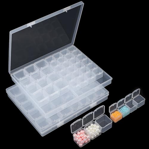 Segbeauty Sortierbox, 2 Stück 43 Fächer Diamond Painting Aufbewahrung, Kunststoffbox mit Deckel, Aufbewahrungsbox für Schmuck, Kleinteile Organizer Abnehmbar, für Schrauben, Nagel Kunst, Diy Kunst Segbeauty Sortierbox, 2 Stück 43 Fächer Diamond Painting Aufbewahrung, Kunststoffbox mit Deckel, Aufbewahrungsbox für Schmuck, Kleinteile Organizer Abnehmbar, für Schrauben, Nagel Kunst, Diy Kunst von Segbeauty