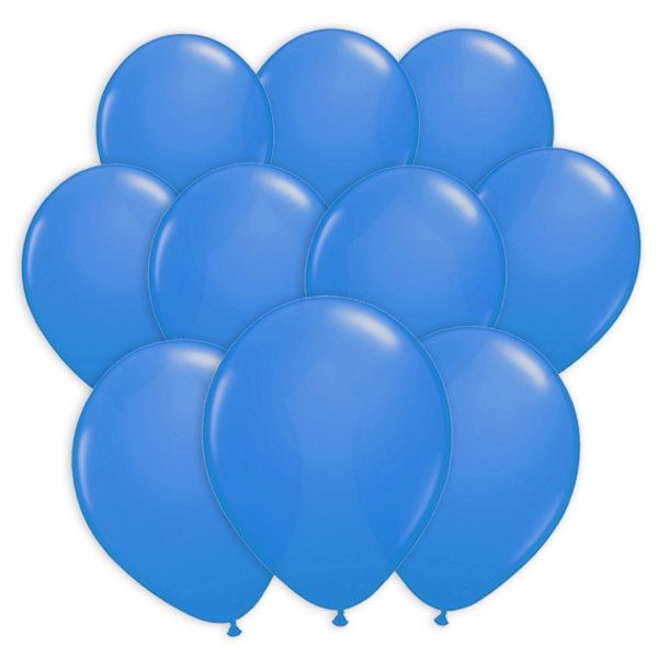 100 dunkelblaue Luftballons aus Latex für Ballondeko und Partyspiele von Segelken