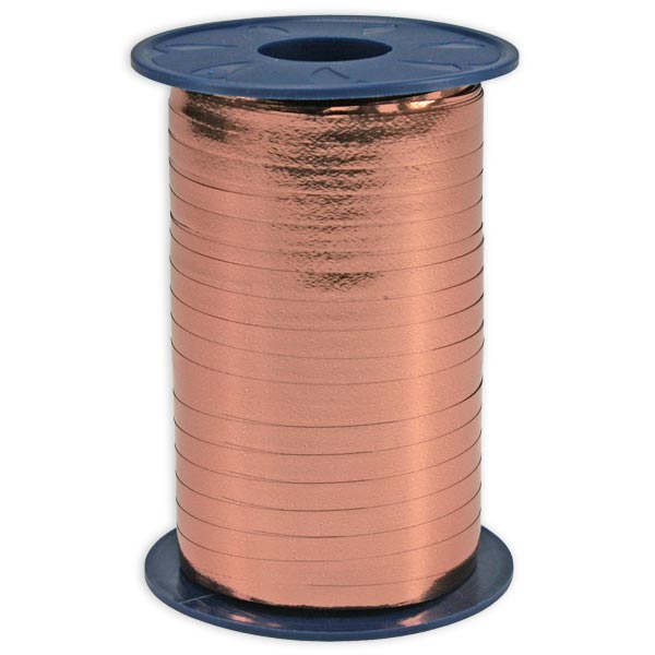 Geschenkband in kupfer metallic, Kunststoff, 400m x 5mm Geschenkband in kupfer metallic, Kunststoff, 400m x 5mm von Segelken