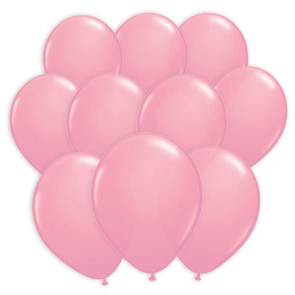 Luftballons rosa/pink, 100 Ballons aus Latex für Spiele & Dekoration von Segelken