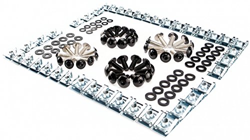 Werkstatt Schrauben Set in schwarz + Unterlegscheiben aus Kunststoff + Klemmen von SEGO
