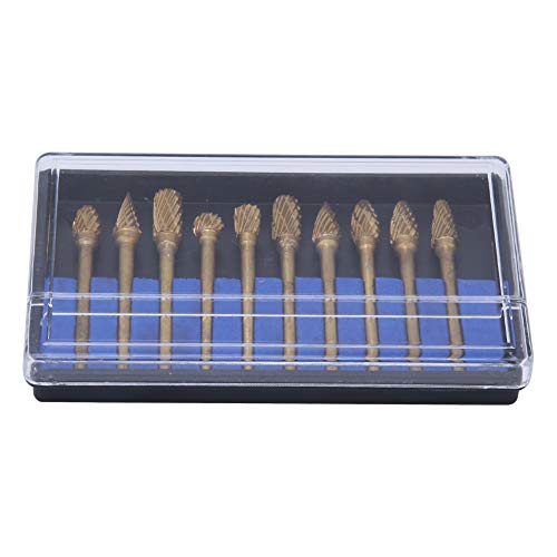 10-teilige Schleifköpfe aus Hartmetall und Wolframstahl, lebiges Schleifwerkzeugset für die Holzbearbeitung, Schnitzerei, rotierendes Werkzeugset für Metall, Nichtmetall, Gravur, 10-teilige Schleifköpfe aus Hartmetall und Wolframstahl, lebiges Schleifwerkzeugset für die Holzbearbeitung, Schnitzerei, rotierendes Werkzeugset für Metall, Nichtmetall, Gravur, von Segrehy