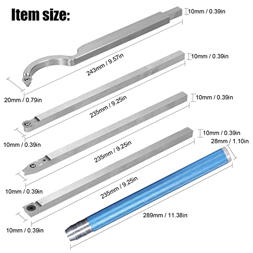 12pcs/Set hoher Härte Metall Drehdrehen Drehwerkzeugkit Bohrstangenhalter für die Verarbeitung von Stahlteilen Handheld Holzbearbeitungswerkzeug 12pcs/Set hoher Härte Metall Drehdrehen Drehwerkzeugkit Bohrstangenhalter für die Verarbeitung von Stahlteilen Handheld Holzbearbeitungswerkzeug von Segrehy