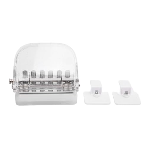 6 Hole Paper Punch Heft Duty Manual Loch Puncher mit transparenter Abdeckung für A4 B5 A5 Paper Abs Plastic Office School Supplies von Segrehy