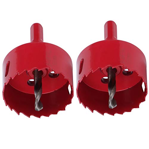 Bienenstocklochsägen professionelles Edelstahl -Bienenzuchtwerkzeug zum Bohren von Entlüftungslöchern und Nesttüren rot 53 mm 2pcs von Segrehy