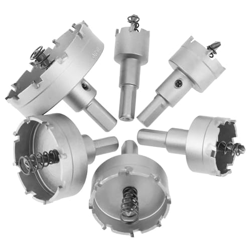 Carbid -Loch -Säge Bit Set 6pcs 22 mm bis 65 mm Premium -Metall -Messloch -Cutter -Kit zum Schneiden von dünnem Stahlblech Aluminiumlegierung Weiches Metall Langlebige scharfe Carbid -Loch -Säge Bit Set 6pcs 22 mm bis 65 mm Premium -Metall -Messloch -Cutter -Kit zum Schneiden von dünnem Stahlblech Aluminiumlegierung Weiches Metall Langlebige scharfe von Segrehy