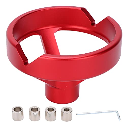 Center Puncher Straight Hole Guide Tool Aluminiumlegierung Holzbearbeitungslokator für den rechten Winkel mit 5 Bohrerhöhlen und Sechskantschlüssel von Segrehy