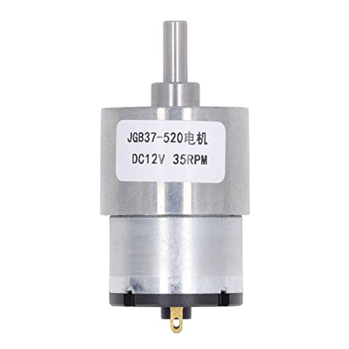 DC Getriebemotor 12 V Drehmoment Selbstverriegelung Turbine Wurm Zahnradmotor CW CCW -Rotation für Automatisierungsgeräte Medizinprodukte Robotik Aluminiumlegierung (35 U/min) von Segrehy