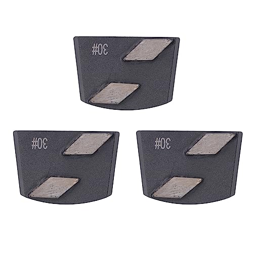 Diamant -Schleifblöcke 2 Blätter 30 Grit Professionell hohe Effizienz Beton Zement Bodenfarbe Entfernung Polierwerkzeug 3pcs Set Set von Segrehy