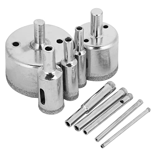 Diamantbeschichtete Kernbohrer Bit Premium hohe Härte Verschleiß resistent haltbarer Lochsäge für Fliesen Keramikglas Porzellan Marmor 10 pcs 3 mm bis 50 mm Diamantbeschichtete Kernbohrer Bit Premium hohe Härte Verschleiß resistent haltbarer Lochsäge für Fliesen Keramikglas Porzellan Marmor 10 pcs 3 mm bis 50 mm von Segrehy
