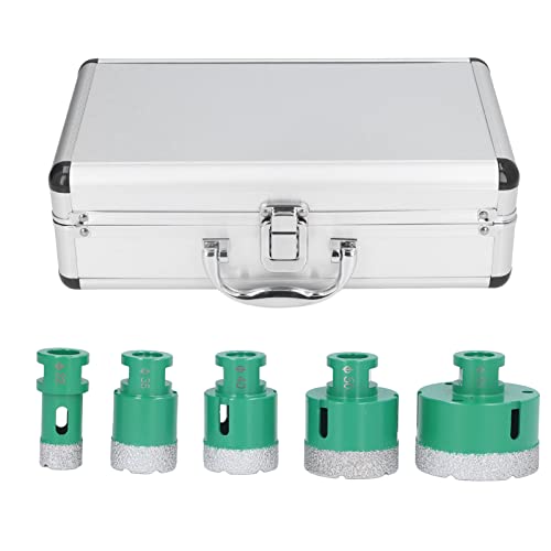 Diamantlochsäge Bohrbit Set Premium M14 Gewinde hohe Torsionslager Glattes Schneiden für Glasfliesen Marmor Keramik 5pcs 22 mm 35 mm 40 mm 50 mm 65 mm grün Diamantlochsäge Bohrbit Set Premium M14 Gewinde hohe Torsionslager Glattes Schneiden für Glasfliesen Marmor Keramik 5pcs 22 mm 35 mm 40 mm 50 mm 65 mm grün von Segrehy