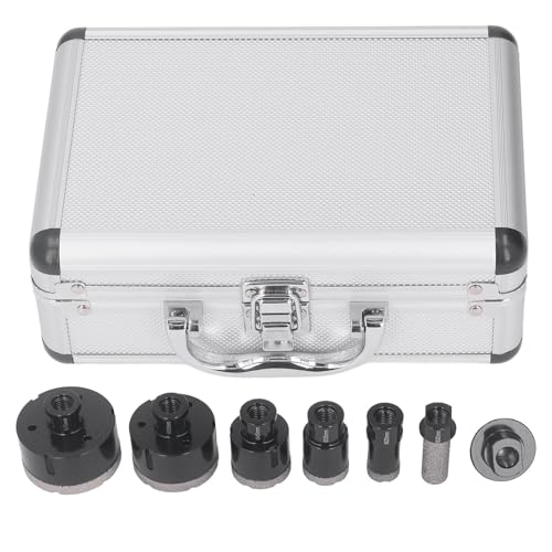 Diamond Hole SAW SET SETEM Premium 7pcs Kernbohrer Bits M14 25 bis 75 mm Fingerbohrer für Keramik Marmor Granit Fliesen Bricks Professionelle Vakuum -Löttechnologie Langlebiger Diamond Hole SAW SET SETEM Premium 7pcs Kernbohrer Bits M14 25 bis 75 mm Fingerbohrer für Keramik Marmor Granit Fliesen Bricks Professionelle Vakuum -Löttechnologie Langlebiger von Segrehy
