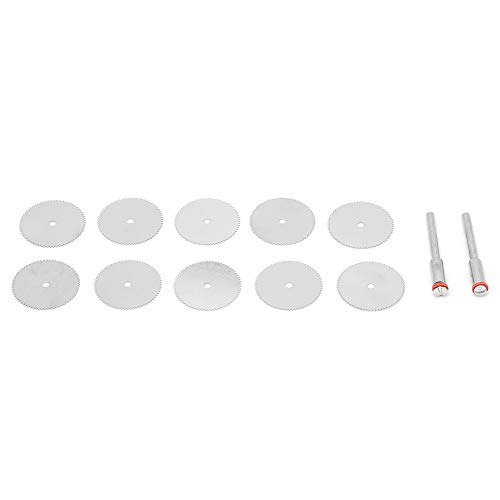 Edelstahl-Sägeblatt, Trennscheibe, Zubehör für elektrische Schleifmaschinen, lebige Leistung, Holz, Kunststoff, Handwerk, 10 Stück (22mm10pc+2 Pol) von Segrehy
