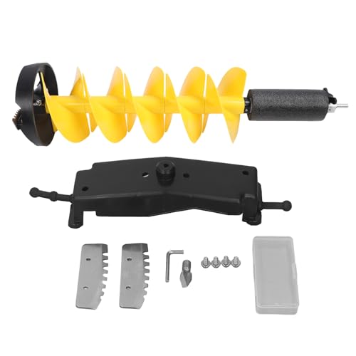 Eisbohrer, elektrisch, Nylon, kabellos, leicht, lebig, mit Positionierungsbohrer für Eisfischer, 28 Zoll Länge, 8 Zoll Drehdurchmesser, Aluminiumlegierung, harter legierter Stahl, Eisbohrer, elektrisch, Nylon, kabellos, leicht, lebig, mit Positionierungsbohrer für Eisfischer, 28 Zoll Länge, 8 Zoll Drehdurchmesser, Aluminiumlegierung, harter legierter Stahl, von Segrehy