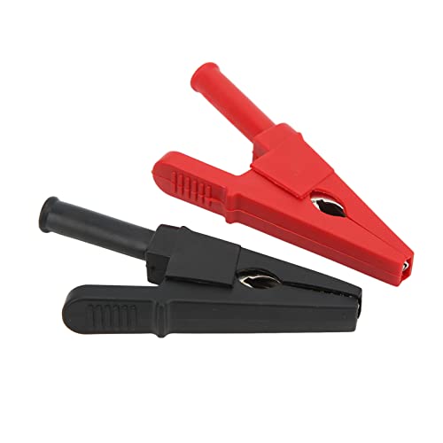 Elektrische Testclip -Messing 10pcs rot schwarz 4 mm Loch 20mm Offener Kupfertest -Klemme für Stromversuche Elektrische Schaltungsexperimente Elektrische Testclip -Messing 10pcs rot schwarz 4 mm Loch 20mm Offener Kupfertest -Klemme für Stromversuche Elektrische Schaltungsexperimente von Segrehy