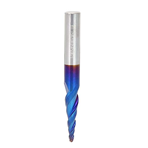 Endmühlenfräsenschneider Carbid End Mill Cemented Carbid End Mill Super Hard Blue Coating Hochpräzise für Metallbearbeitungs -CNC -Bearbeitungsmaterial zementiertes Carbidgröße (R0.75 * 20*D6*50) von Segrehy