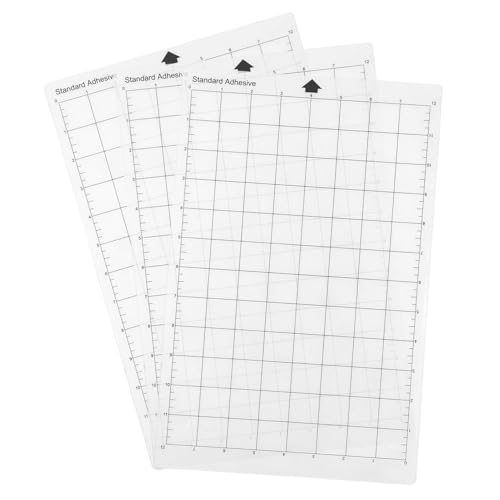 Ersatzschneidematte transparente Klebstoff -Selbstheilungsmatte mit Messgitter 8 x 12 Zoll für Silhouette Cameo Erkunden Sie Plotter -Maschine 5PCS Premium PVC -Material (3pcs) von Segrehy