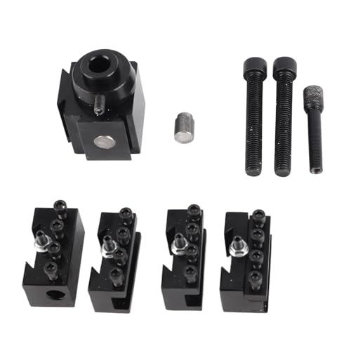 Fast Change Tool Post Set Keilstahlhalter Hochgenauige Rapid -Werkzeugänderung für Mini -Drehmaschine 0618 7x12 7x14 210 8x16 220x600 220x750 aus Nr. 45 Stahl Fast Change Tool Post Set Keilstahlhalter Hochgenauige Rapid -Werkzeugänderung für Mini -Drehmaschine 0618 7x12 7x14 210 8x16 220x600 220x750 aus Nr. 45 Stahl von Segrehy