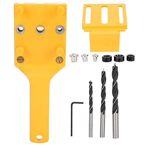 Holz Doweling Jig Drill Guide Punch Positioner Tool Kit Hochwertige ABS -Kunststoff -Holzbearbeitungsloch -Loch -Locator für Schreinerprojekte 11pcs Set Holz Doweling Jig Drill Guide Punch Positioner Tool Kit Hochwertige ABS -Kunststoff -Holzbearbeitungsloch -Loch -Locator für Schreinerprojekte 11pcs Set von Segrehy