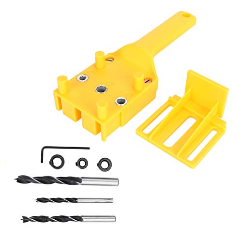 Holzbearbeitung Dübel Jig Kit Professionelle Handheld -Taschenloch -Bohrwerkzeuge mit präziser Ausrichtung für Holzbearbeitungsprojekte Abs Material 8pcs Accessoires Holzbearbeitung Dübel Jig Kit Professionelle Handheld -Taschenloch -Bohrwerkzeuge mit präziser Ausrichtung für Holzbearbeitungsprojekte Abs Material 8pcs Accessoires von Segrehy