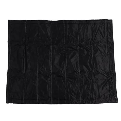 Kamindecke, schwarzer Oxford-Stoff, 2-lagig, Baumwolle, Klettverschluss, Kaminzugstopper für Zuhause, Innenbereich, Winterkaminabdeckung, Kaminzugschutz, Kaminblockerdecke (39x32in) von Segrehy