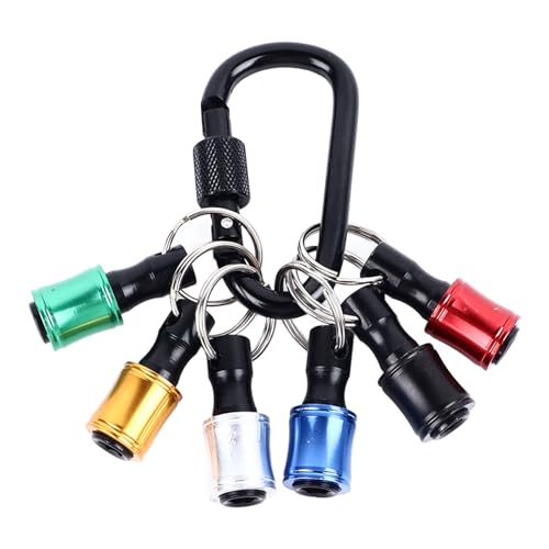 Keychain Bohrerschraubadapter Hex Shank Schraubendreher Bithalter tragbarer Schnellwechsel Stange Stange Effiziente Multi -funktionales haltbares Sockeltransferwerkzeug für Keychain Bohrerschraubadapter Hex Shank Schraubendreher Bithalter tragbarer Schnellwechsel Stange Stange Effiziente Multi -funktionales haltbares Sockeltransferwerkzeug für von Segrehy