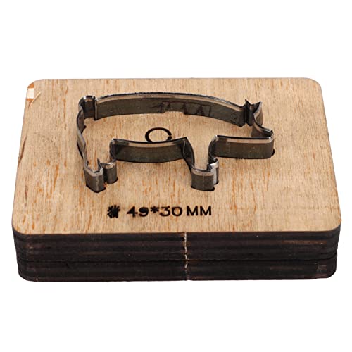Lederschneidemutsching -Schwein -Form -Legierung Stahl Stanzform DIY Punch Cutter für Lederkarton Plastik Tonholz Stoff Crafting 49x30mmmm Lederschneidemutsching -Schwein -Form -Legierung Stahl Stanzform DIY Punch Cutter für Lederkarton Plastik Tonholz Stoff Crafting 49x30mmmm von Segrehy