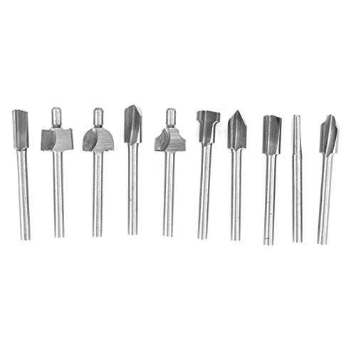 Mahlen Cutter Gravur Bit Router Bit Bit Bit Hochgeschwindigkeit Stahl Elektrischer Trimmer Accessoire für Holzbearbeitungsschnitzgraven 10 -pcs Set Mahlen Cutter Gravur Bit Router Bit Bit Bit Hochgeschwindigkeit Stahl Elektrischer Trimmer Accessoire für Holzbearbeitungsschnitzgraven 10 -pcs Set von Segrehy