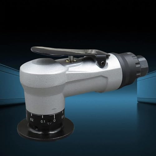 Mini-Pneumatik-Anfasmaschine, tragbares, handgehaltenes, luftbetriebenes Anfaswerkzeug, einstellbare Tiefe 0,1–0,9 mm zum Trimmen und Entgraten von Metall und Holz, Silber, 4,53 von Segrehy