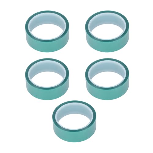 PET -Klebeband Silikonkleber Hochtemperaturbeständiges hitzebeständiges Klebeband zum Sprühmalerei elektroplieren Goldbeschichtung grün 33 mm Breite 33 m Länge 5 Stcs Set PET -Klebeband Silikonkleber Hochtemperaturbeständiges hitzebeständiges Klebeband zum Sprühmalerei elektroplieren Goldbeschichtung grün 33 mm Breite 33 m Länge 5 Stcs Set von Segrehy