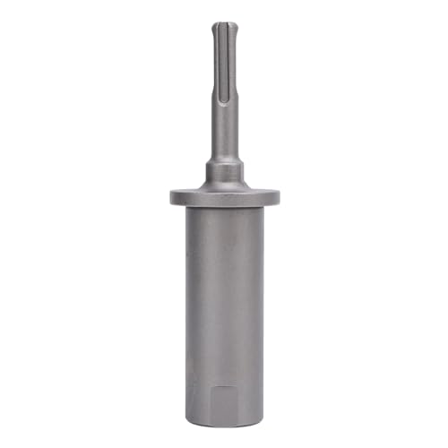 Pfostentreiber mit 4 Schlitzen und rundem Schaft, abnehmbarer Zaun- und Zeltinstallationstreiber, Hammerbohraufsatz für Erdungsstangen, Stahlstangen, langlebige 42 Cr (20 mm) von Segrehy