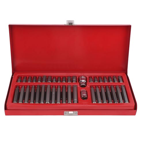 Professional Impact Drill Bit Set 40pcs CRV -Hex -Spline -Bits mit Aufbewahrungsbox für Heimreparatur -Automobilprojekte von Segrehy