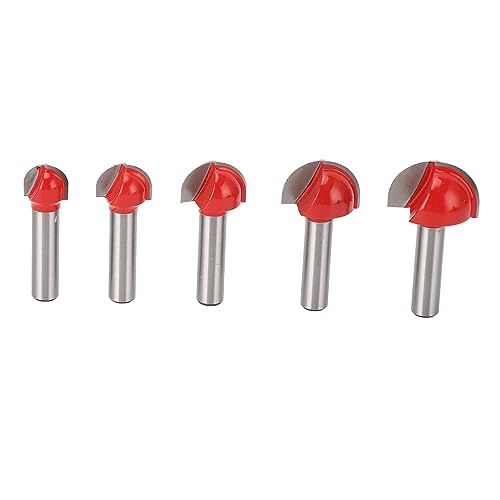 Round Nase Router Bit Set 5 PCs Carbid Spipped High Hardness Box Cove Router Bits für Holzbearbeitungsprojekte 8mm Shank Verschiedene Größen Round Nase Router Bit Set 5 PCs Carbid Spipped High Hardness Box Cove Router Bits für Holzbearbeitungsprojekte 8mm Shank Verschiedene Größen von Segrehy