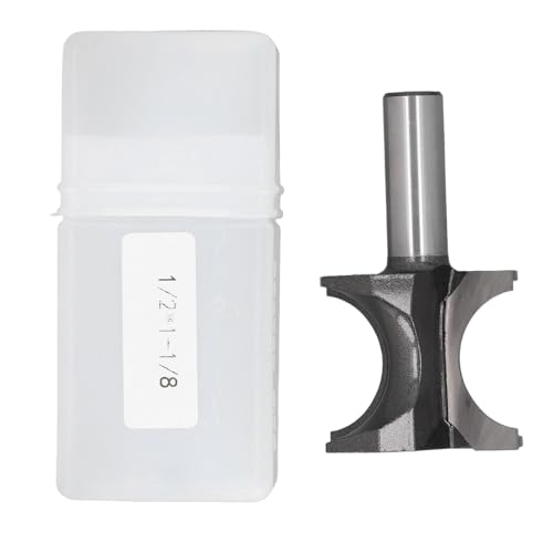 Roundover Router Bit 1/2 Zoll Schaft 1 1/8 Zoll Perlendurchmesser halbe Runde Runden Router Bit für Holzbearbeitung Tungstenstahlblätter Hoch häufiges Schweißen einfacher Roundover Router Bit 1/2 Zoll Schaft 1 1/8 Zoll Perlendurchmesser halbe Runde Runden Router Bit für Holzbearbeitung Tungstenstahlblätter Hoch häufiges Schweißen einfacher von Segrehy