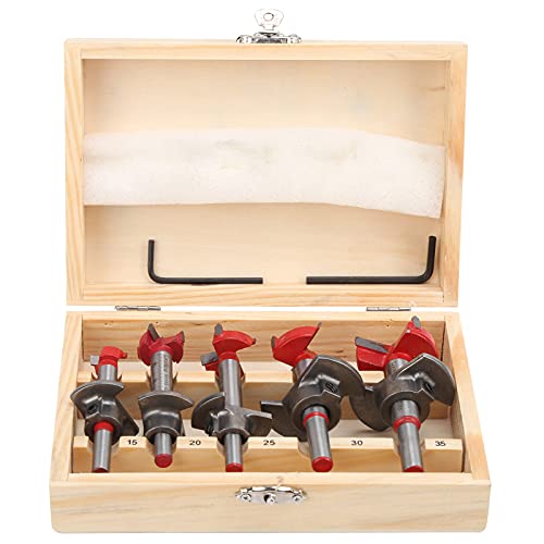 Scharnier -Loch -Cutter -Legierung Stahl Holzbearbeitungslochöffner Bohrer Bit Set für Möbeltorschlösser Scharniere Holzbearbeitung 5pcs 15 mm 20 mm 25 mm 30 mm 35 mm Scharnier -Loch -Cutter -Legierung Stahl Holzbearbeitungslochöffner Bohrer Bit Set für Möbeltorschlösser Scharniere Holzbearbeitung 5pcs 15 mm 20 mm 25 mm 30 mm 35 mm von Segrehy