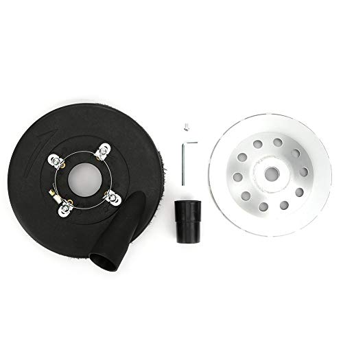 Schleifstaub -Abdeckungswinkel -Accessoires Hocheffizienz Staubsicheres Schutzabdeckung mit Lederring für Betonboden Schleifstahlplatte Rostentfernung Universelle Passform 180 mm Schleifstaub -Abdeckungswinkel -Accessoires Hocheffizienz Staubsicheres Schutzabdeckung mit Lederring für Betonboden Schleifstahlplatte Rostentfernung Universelle Passform 180 mm von Segrehy
