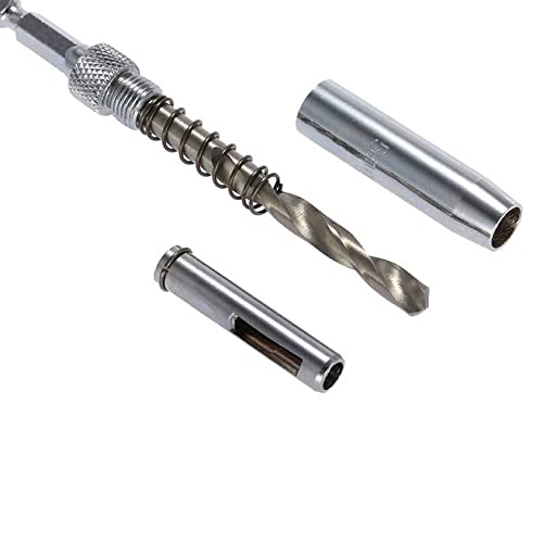 Self Centering Bohrer Bit Set Professionell hohe Präzision langlebige Holzbearbeitungswerkzeuge für Fenstertürscharniere 16pcs Ersatzbohrer mit Hexschlüssel Silber Farbe 315g von Segrehy
