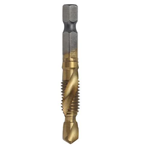 TAP -Bohrer Bits Hex Shank Titan beschichtete Metrikschraubenkombination Klopfen für Holzkunststoff -Aluminium -Zinnlegierung Mg Legierungsdicke weniger als 5 mm (M8) von Segrehy