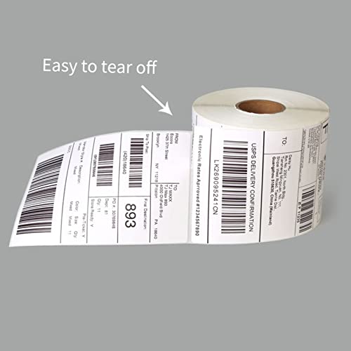 Thermal -Versandetiketten rollen Premium wasserdichtes Selbstkleberpaket -Label Aufkleber für Zebra - -Ups FedEx Drucken Starker Klebstoff -Backing 700pcs Weißpapier 30x20mm (100x150 mm 350pcs) von Segrehy