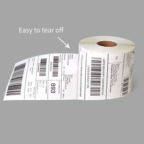 Thermal -Versandetiketten rollen Premium wasserdichtes Selbstkleberpaket -Label Aufkleber für Zebra - -Ups FedEx Drucken Starker Klebstoff -Backing 700pcs Weißpapier 30x20mm (100x150 mm 500pcs Roll) von Segrehy