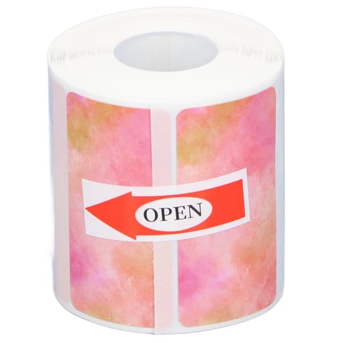 Thermische Papierrollen tinktfreie selbstklebende Druckpapier 310 Blätter 40 x 20 mm 4 Muster langlebig wasserfeste ölbeständige Kratzerkratzer für Kleidungsbezeichnungen (Verträumtes Starshine) von Segrehy