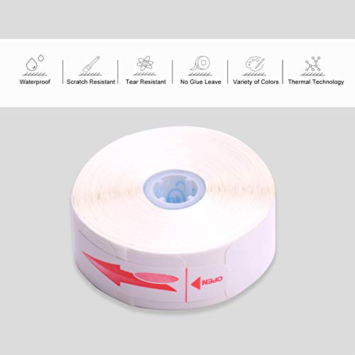 Thermo-Etikettenpapier, selbstklebend, Name, Preis, Barcode-Aufkleber, wasserfest, reißfest, für L11-Etikettendrucker, 15 x 30 mm, 210 Blatt, für den Einsatz im Homeoffice oder (15 x 30 mm 210 Thermo-Etikettenpapier, selbstklebend, Name, Preis, Barcode-Aufkleber, wasserfest, reißfest, für L11-Etikettendrucker, 15 x 30 mm, 210 Blatt, für den Einsatz im Homeoffice oder (15 x 30 mm 210 von Segrehy