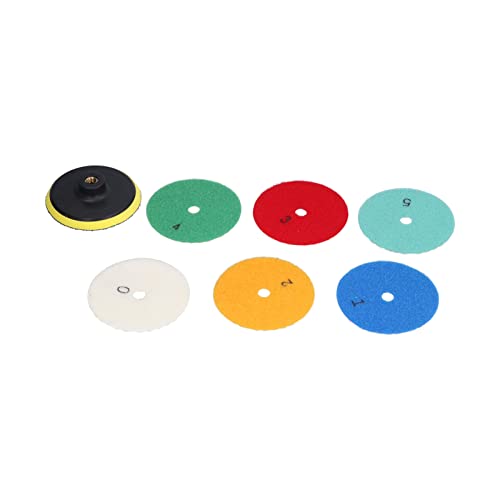 Trockenen Diamantpolierkissen Kit Professionell Grad Grad schwere Verschleißfestes Wärme Dissipation zum Mahlen von Granit Marmor Beton 6pcs 4in mit Backer Trockenen Diamantpolierkissen Kit Professionell Grad Grad schwere Verschleißfestes Wärme Dissipation zum Mahlen von Granit Marmor Beton 6pcs 4in mit Backer von Segrehy