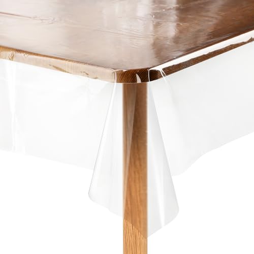 Segus Transparente PVC-Tischdecke, 140X220, Abwaschbar, Rechteckig, Transparent, für Innen und Außen Segus Transparente PVC-Tischdecke, 140X220, Abwaschbar, Rechteckig, Transparent, für Innen und Außen von Segus
