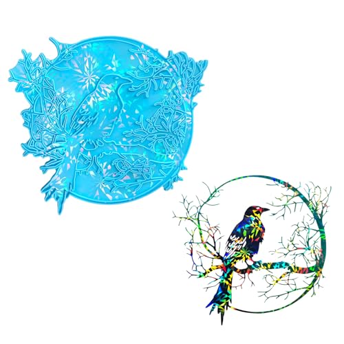 Herz-Lebens-Baum-Dekoration, Epoxidharz, Wandkunst-Form für Bastler, praktisches Schmuckherstellungszubehör von Sehuby