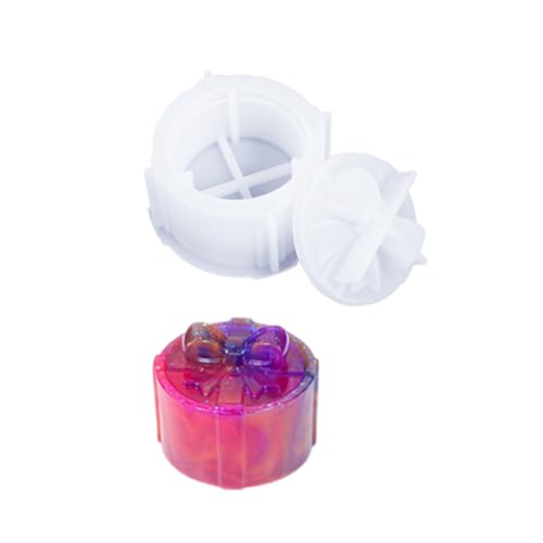 Mehrzweck-Silikonbox, groß, Schmuck-Aufbewahrungsbehälter mit Deckel, Epoxidharz, Glasform von Sehuby
