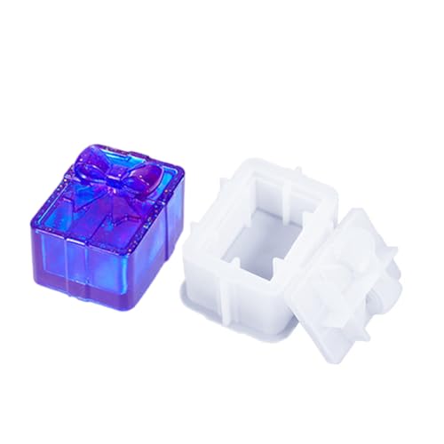 Mehrzweck-Silikonbox, groß, Schmuck-Aufbewahrungsbehälter mit Deckel, Epoxidharz, Glasform von Sehuby