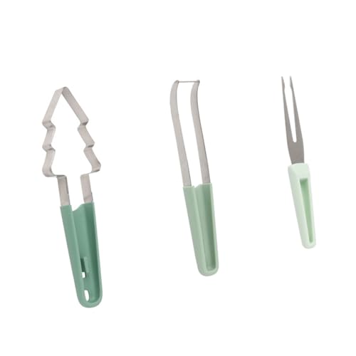 Sehuby 3-in-1-Wassermelonen-Ausstecher-Set aus Edelstahl, Gabel und Schneider, einfach zu bedienen, Obstwerkzeug für Küche und Camping Sehuby 3-in-1-Wassermelonen-Ausstecher-Set aus Edelstahl, Gabel und Schneider, einfach zu bedienen, Obstwerkzeug für Küche und Camping von Sehuby