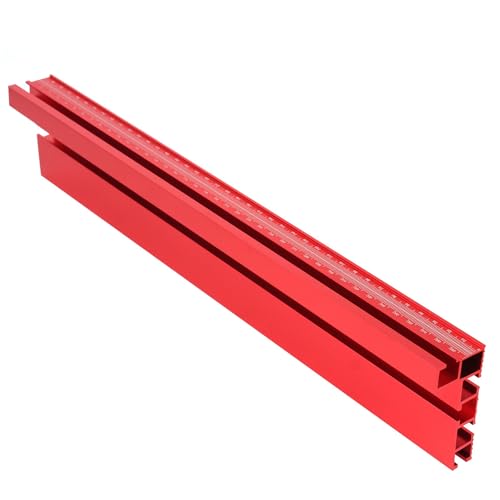 Sehuby Gehrungslehre, 75 Typ, Gehrungszaun, T-Schiene, Aluminium, Holzbearbeitung, Gehrungszaun mit Skala für Frästisch von Sehuby